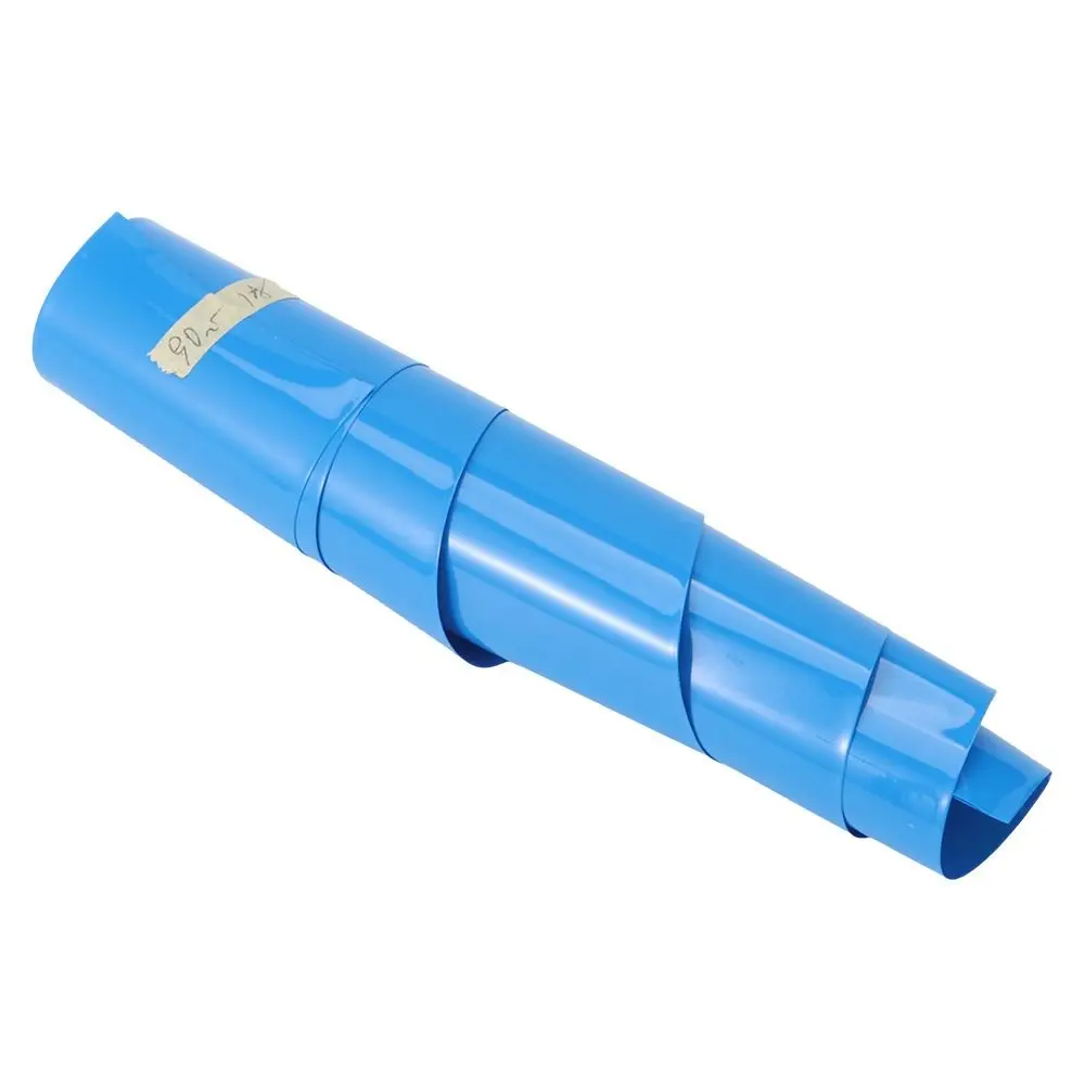 1Meter/Pack New Li-ion Wrap Heat Shrink Tube 18650 Battery Pack Multi Sizes Shrinkable Film PVC 70-200mm Width Tape Sleeves