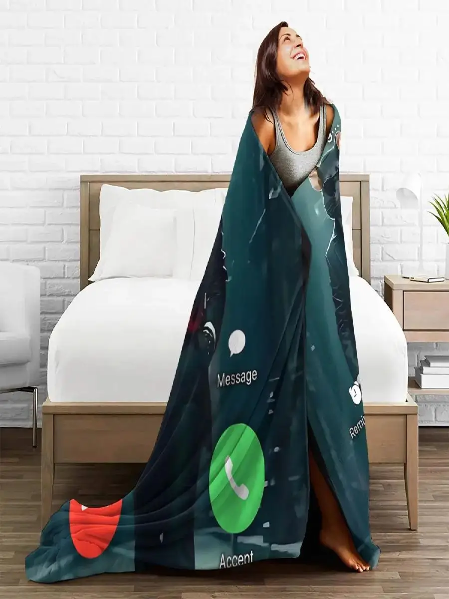 Tim Cheese Meme Soft Warm Throw Blanket for Couch Chair Flannel Bedspread Sofa Bed Cover Picnic Plush Print
