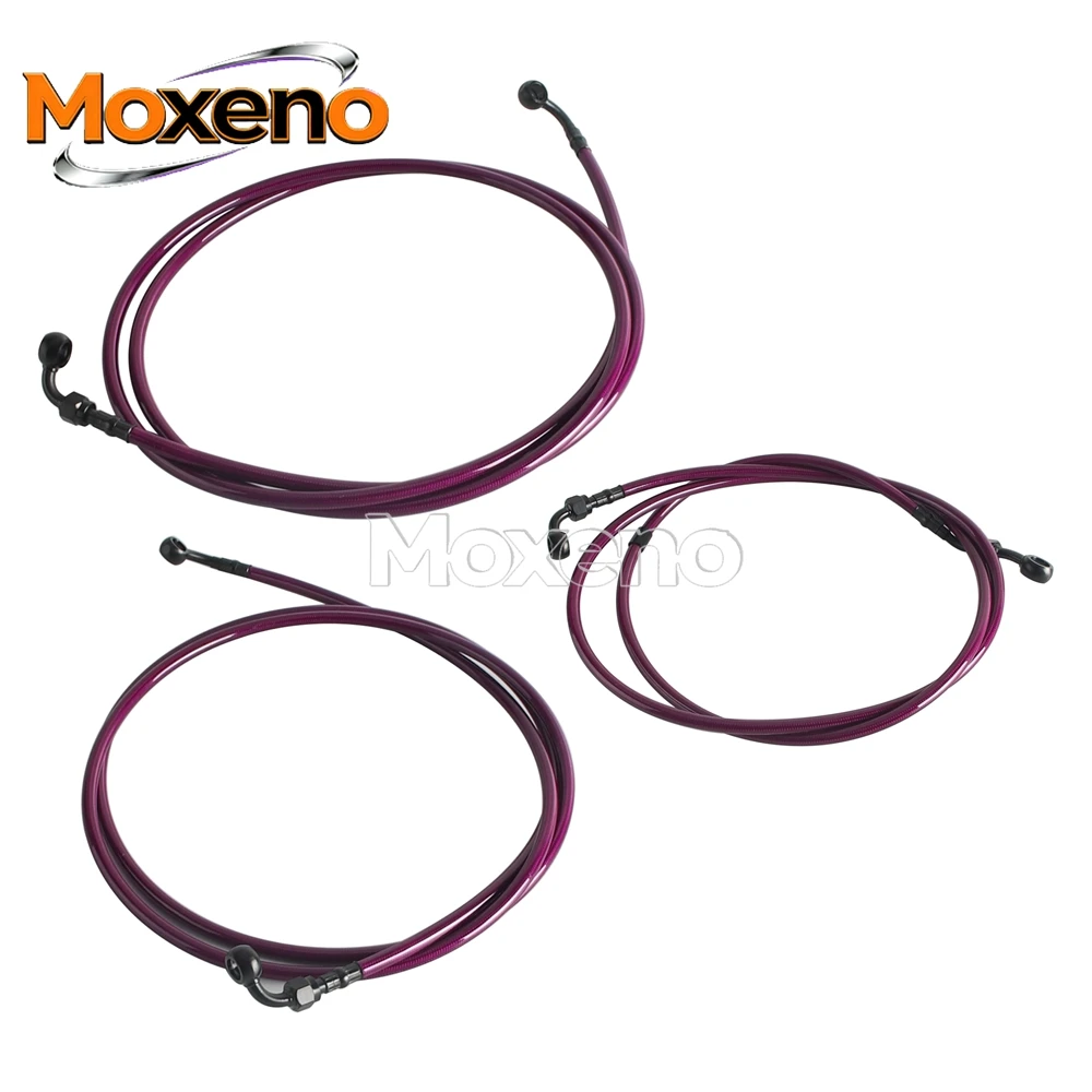 For Harley Brake Hose Touring Road Glide FLTR FLTRKSE FLTRX FLTRXS FLTRXST FLTRXSE FLTRU 2015-2023 Motorcycle Brake Line Parts