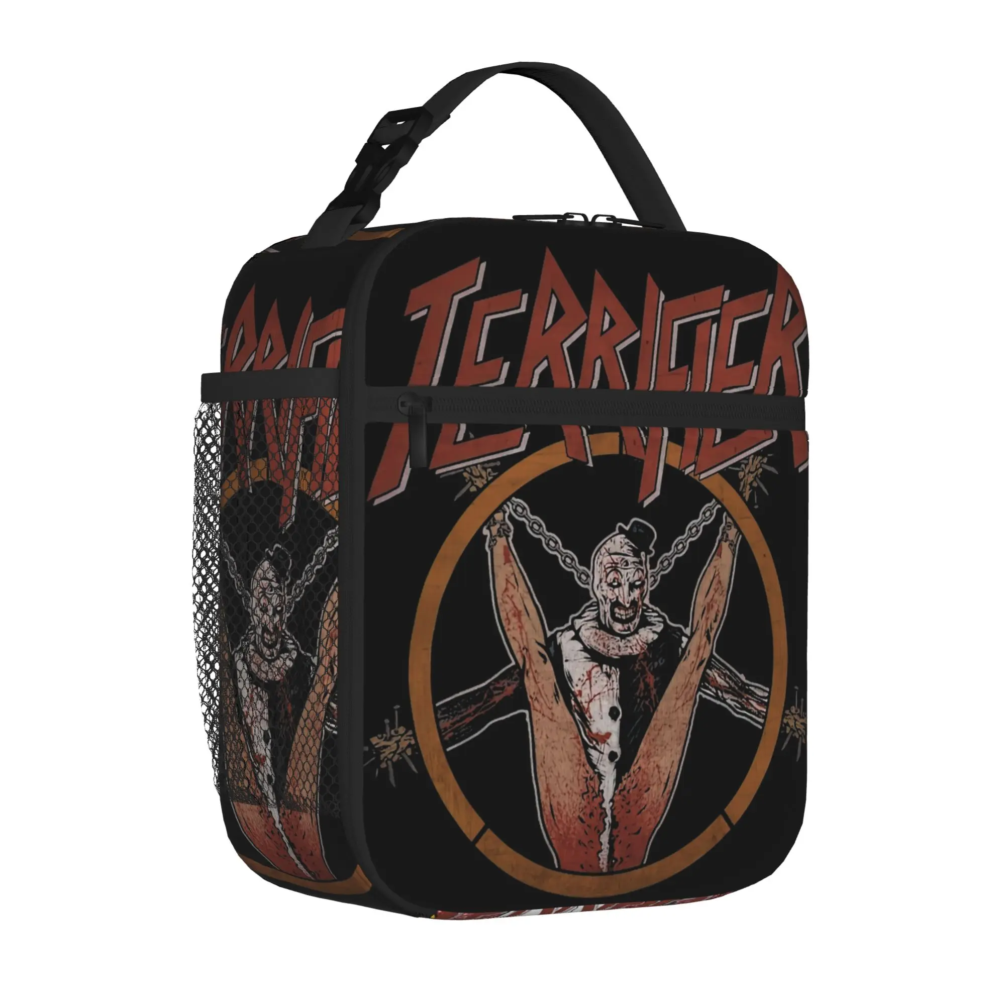 Terrifiers Horror Halloween Thermal Insulated Lunch Bag for Office  Portable Food Container Bags Cooler Thermal Lunch Boxes