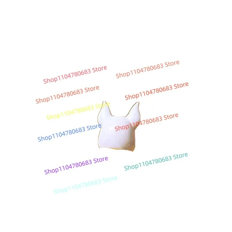 MOC Building Block Fox Head Mask Mini Figure Assembly Model Display Piece Collectible Anime Cartoon Accessory Toy Gift Mask