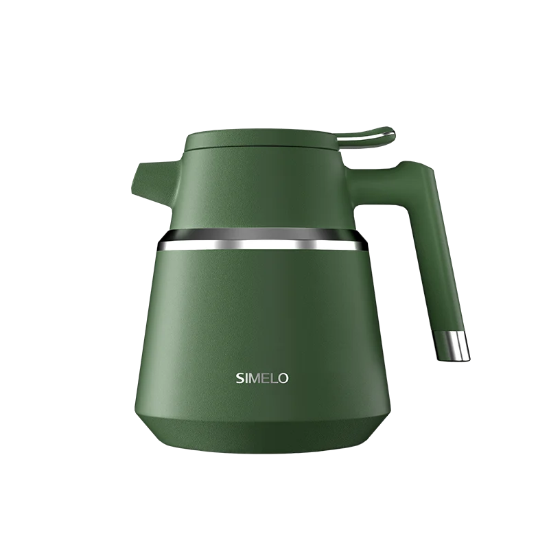 SIMELO 316L Stainless Steel Braised Tea Pot 1300ML Large Capacity Braised Tea Pot Coffee Pot Hot Water Kettle