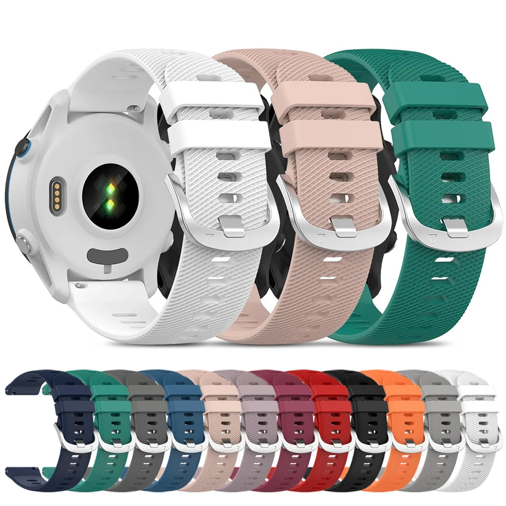 20 22mm Silicone Strap For Polar Vantage V3/M3/M2/M Grit X X2 Pro Titan Sport Wrist Band For Polar Ignite 3 Unite Pacer Bracelet