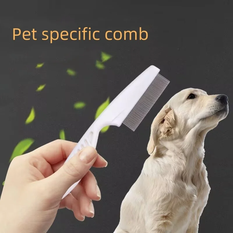 Flea Comb Stainless Steel Insect Repellent Cat Brush Pet Combs Rabbit Hair Grooming Portable Tool Fur Removal Cat Dog Supplies