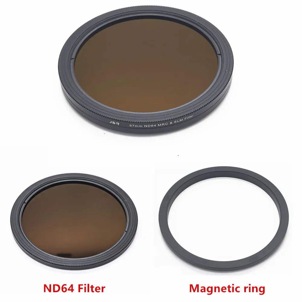 حلقة محول مغناطيسي/الأشعة فوق البنفسجية CPL ستار الذهب الأزرق خط أسود ضباب ND عدسة تصفية لكانون نيكون فوجي فيلم سوني 52/58/67/77 ملم عدسة