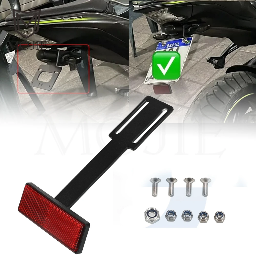 Motorcycle Accessories License Plate Holder Extend Tail Reflector RS660 RS 660 For Aprilia Tuono 660 21 2022 2023 2024 Tuono660