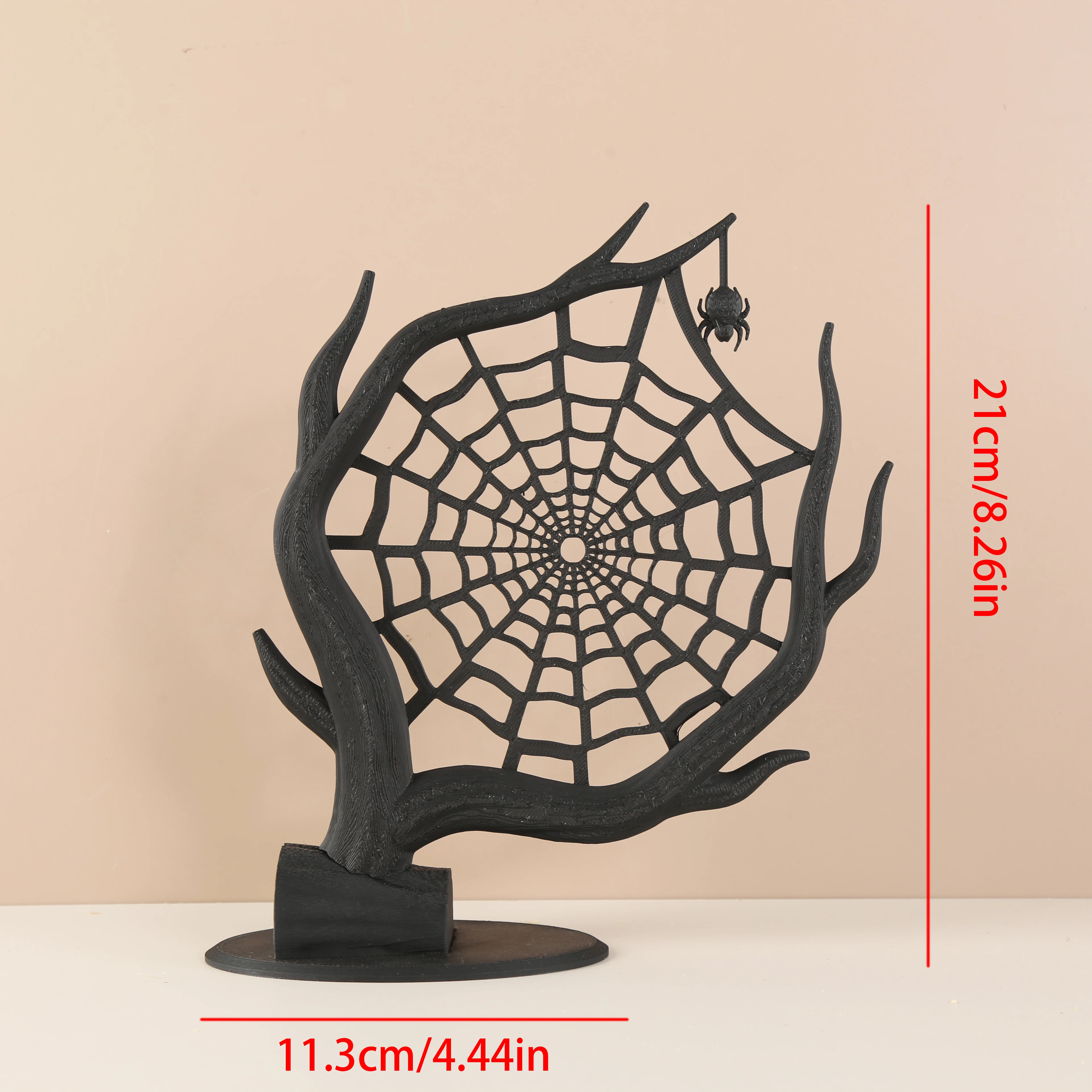 Cross-Border Dark Deadwood Spider Web Jewelry Display Stand for Gothic Desktop Earring Ring Storage view 6