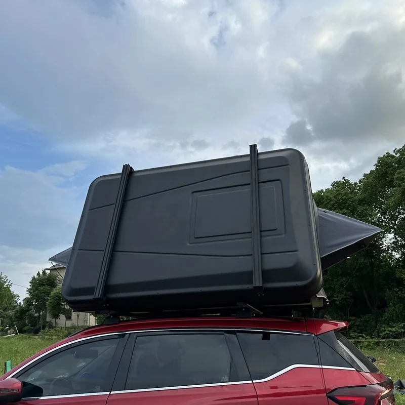 

Outdoor Vehicle Rooftop Tent — Waterproof Hard-Camping Tent (Includes Ladder)