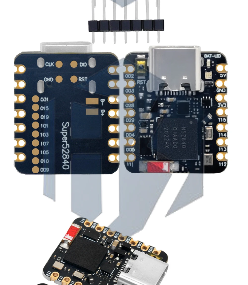 1~20 Stück NRF52840 Super-Mini-Entwicklungsboard, kompatibel mit Nice!Nano V2.0 Bluetooth-Lademanagement Pro Micro NRF52840 – Detail 4