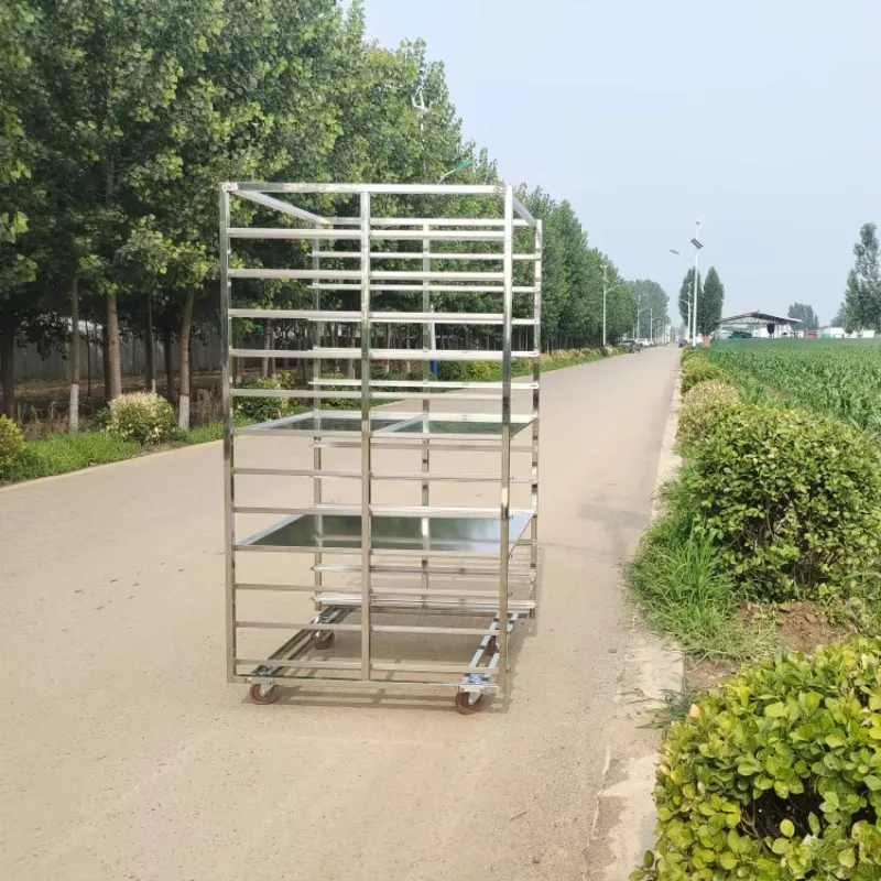 Corrosion Resistant Stainless Steel Multi-Tier Mobile Service Trolley