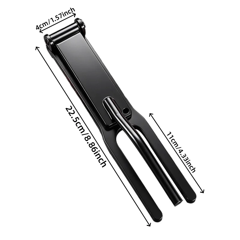 Multi-Hole Air Hose Crimper Pliers, Handheld Brake Line Clinching Tool for Auto & Motorcycle Hose Repair