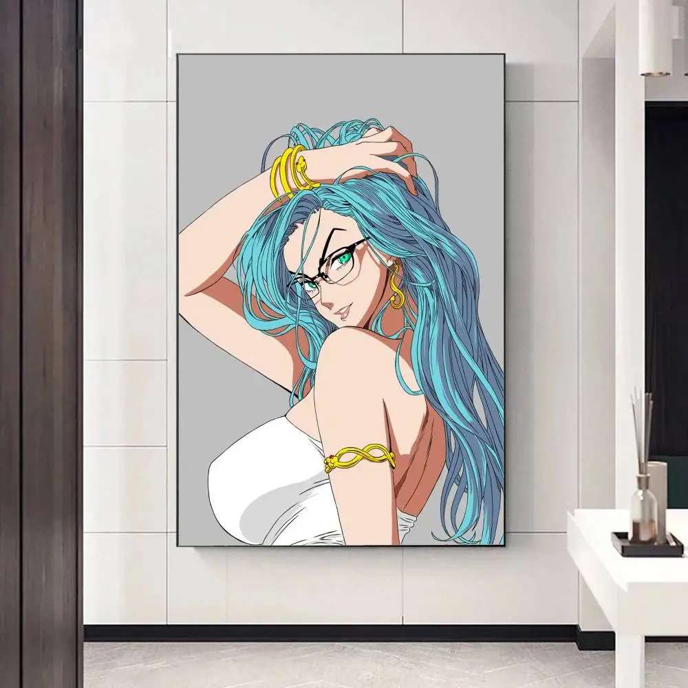 Psykos Anime One P-Punch Man Posters Living Room Bar Cafe Quality Canvas Vintage Style Comics Painting Art Home Wall Decor Pict - view 4