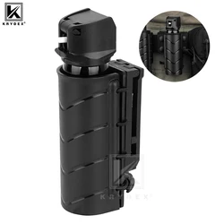KRYDEX Pepper Spray Holder Pouch OC Mace Pepper Gel Holster MK3 MK4 Canister Carrier Pouch  360 Rotating Duty Belt 1.5