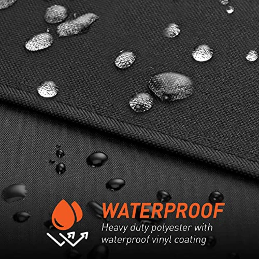Small Grill Cover for Outdoor Grill 32 Inch, Heavy Duty Waterproof 2 Burner Gas BBQ Cover Compatible with Weber Spirit Charbroi - view 5