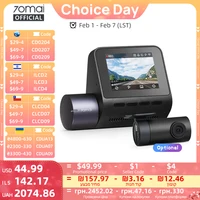 70mai Dash Cam A410 Delantero 1440P Trasero 1080P Coche DVR Actualizado Ver. de 70mai A400 Grabadora para automóvil Modo de estacionamiento 24H Soporte Máximo 256 GB