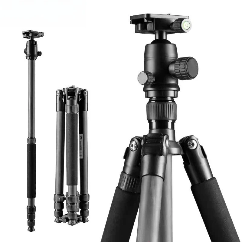 

Carbon fiber professional tripod lightweight SLR camera photography travel portable