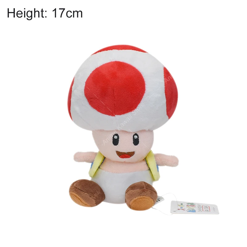 Mario recheado brinquedos de pelúcia, bonecas clássicas, estrela amarela, flor de fogo, princesa pêssego, sapo, Goomba, Koopa, 70 estilos