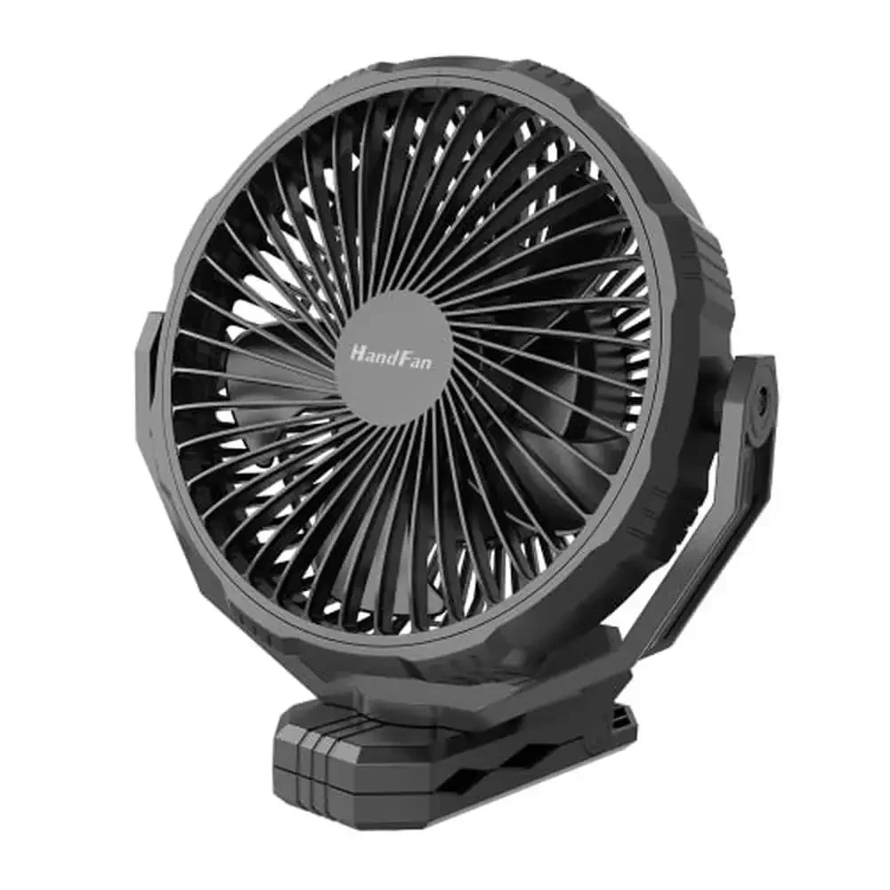 Portable Rechargeable Golf Cart Fan 10000mAh Clip-on Fan with Hook 8 Inch Cordless Fan Treadmill Office Outdoor Stroller