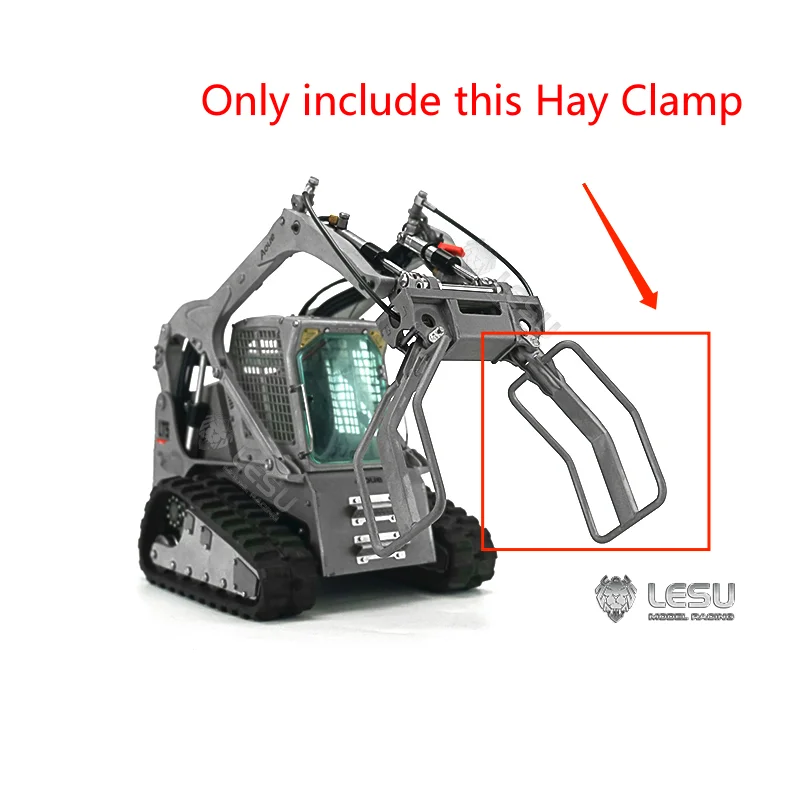 

Metal Hay Clamp LESU 1/14 Aoue Lt5 Lt5H Skid Steer RC Hydraulic Loader Outdoor Toys TH19854