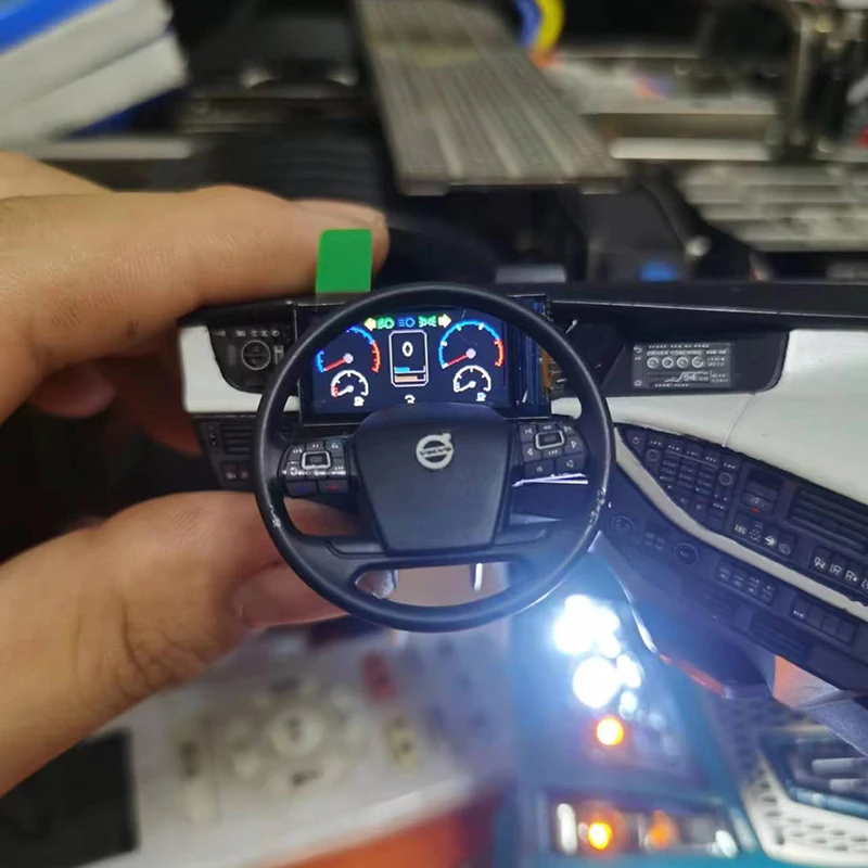 สำหรับรถบรรทุก Tamiya RC ขนาด 1/14 รุ่น SCANIA 770S R620 VOLVO FH16 Arocs MAN TGX ระบบจำลองการขับขี่พร้อมไฟ LED และเสียง