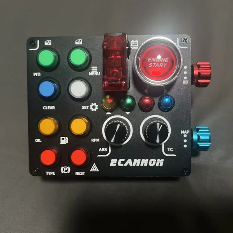 

ECBOX1 Aluminum Alloy Racing Control Box Racing Central Control Box For Simagic Thrustmaster Fanatec Logitech g29 Racing Games