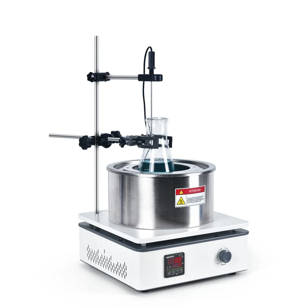 large capacity laboratory instrument magnetic stirrer hotplate automatic pot stirrer manufacturer