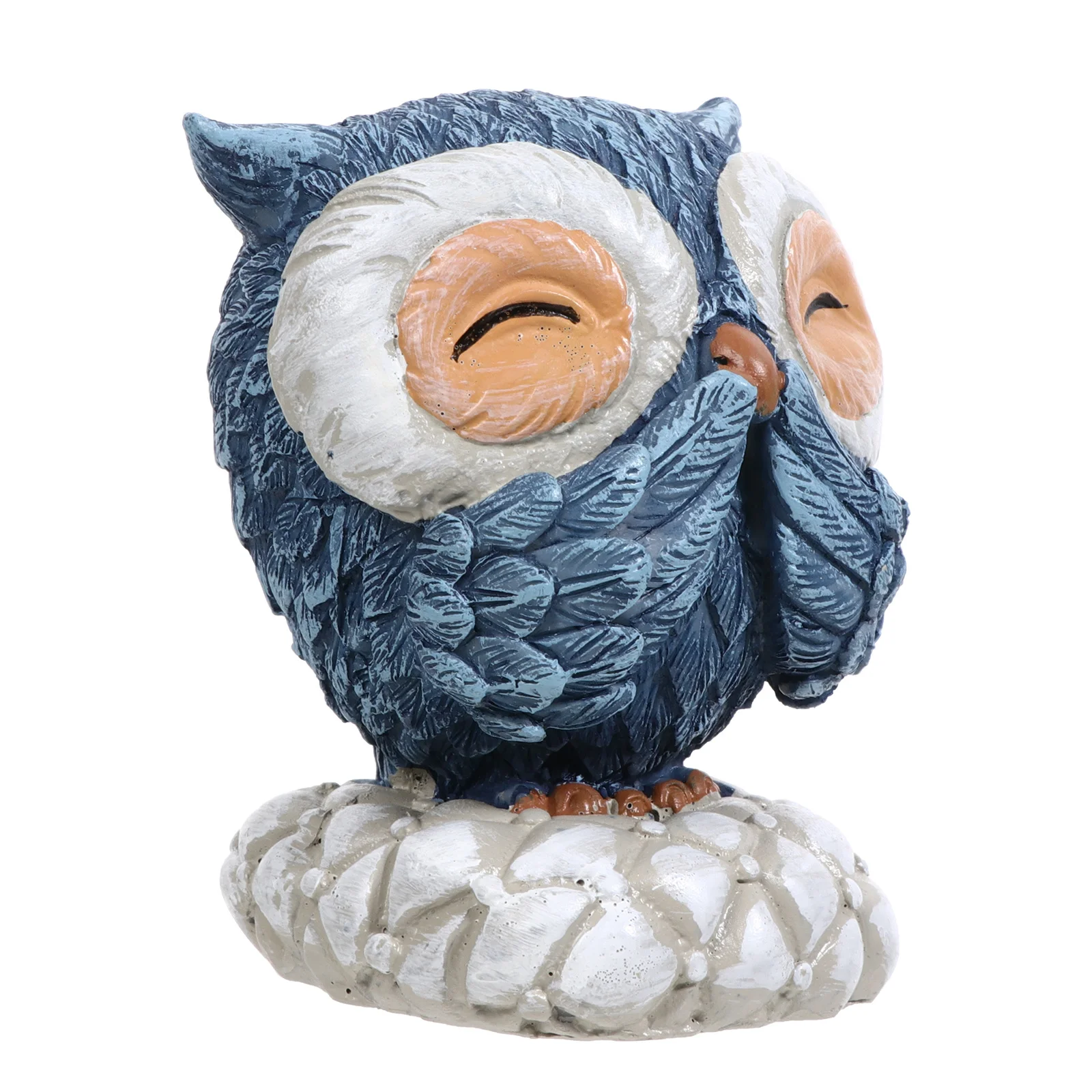 

1Pcs Owl Resin Desktop Decoration Ornament Creative Home Office Adornment Decor Owl Decoration