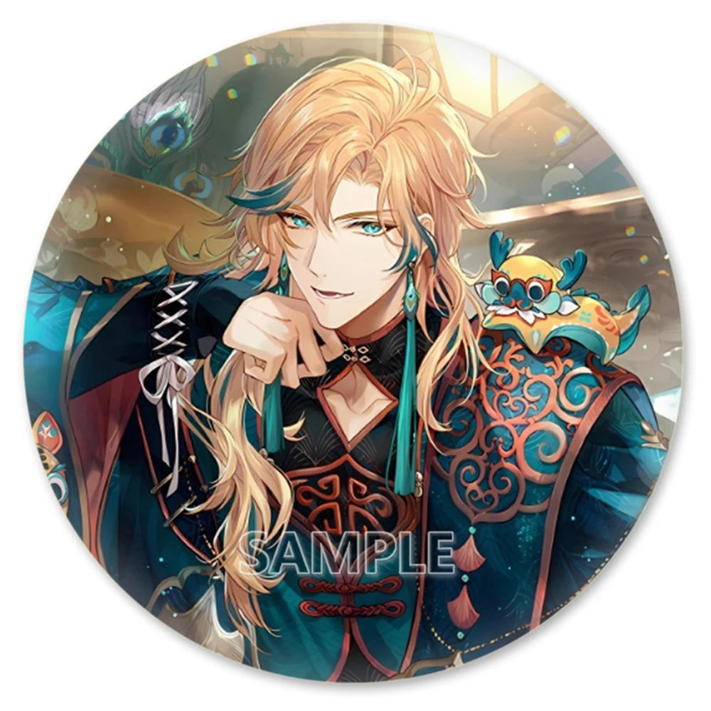 58mm Game For All Time Lovebrush Chronicles Ayn Alkaid Cosplay COSTUME Badge Pin SPTE Tinplate Brooch﻿ Prop Xmas Gilf