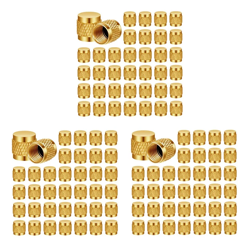 

ABJO-1/4 Раструбная крышка, круглая латунь с уплотнительным кольцом из неопрена, крышка клапана HVAC, 75 шт.