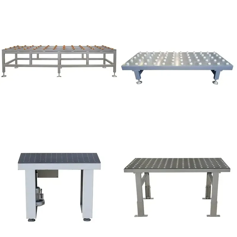 New Warehouse Specific Roller Conveyor Table Carton Pallet Sorting Manufacturing Plant Restaurant