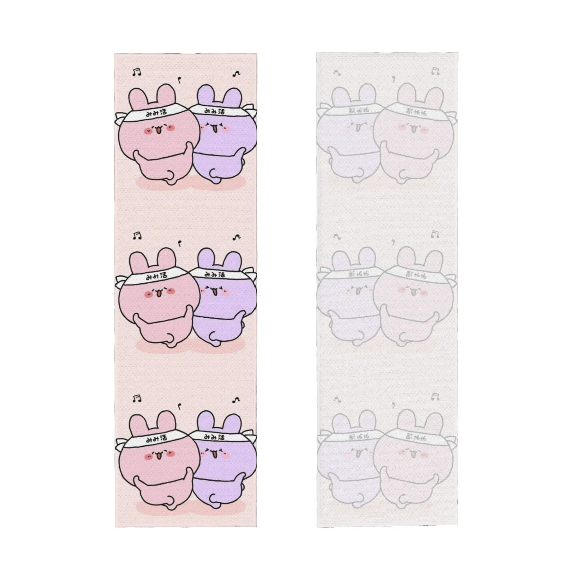 Asamimichaan Anime Cartoons Asamimi Cold Exercise Towel   Super Soft Breathable Instant Cooling Towel Yoga Towels