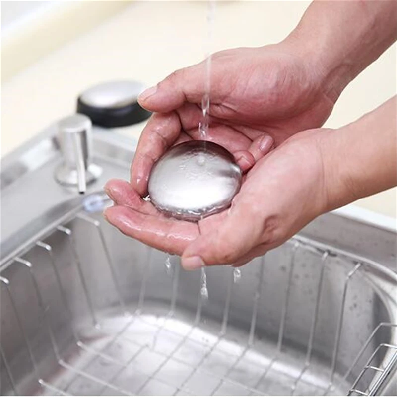 Onion Etc Smells Kitchen Gadget Tool/ High quality Chef Soap Stainless Steel Hand Odor Remover Bar Magic Soap ElimInates Garlic