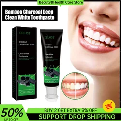 Bamboo Charcoal Deep Tooth Whitening Toothpaste Cleaning Yellow Teeth Stains Tartar Removes Mouth Odor Brightening Oral Care