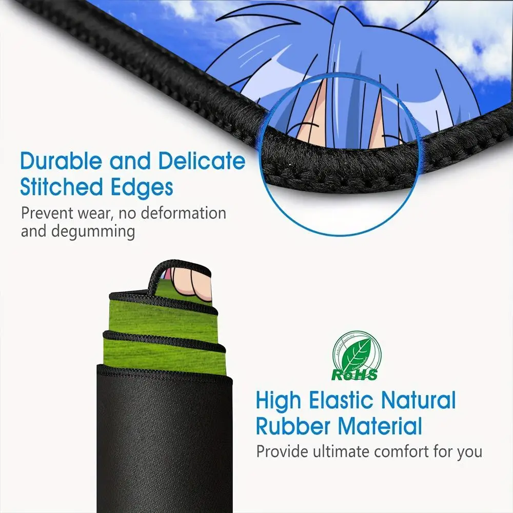 Mouse pad tapete de mesa portátil escritório quarto tapete antiderrapante computador desktop mouse pad