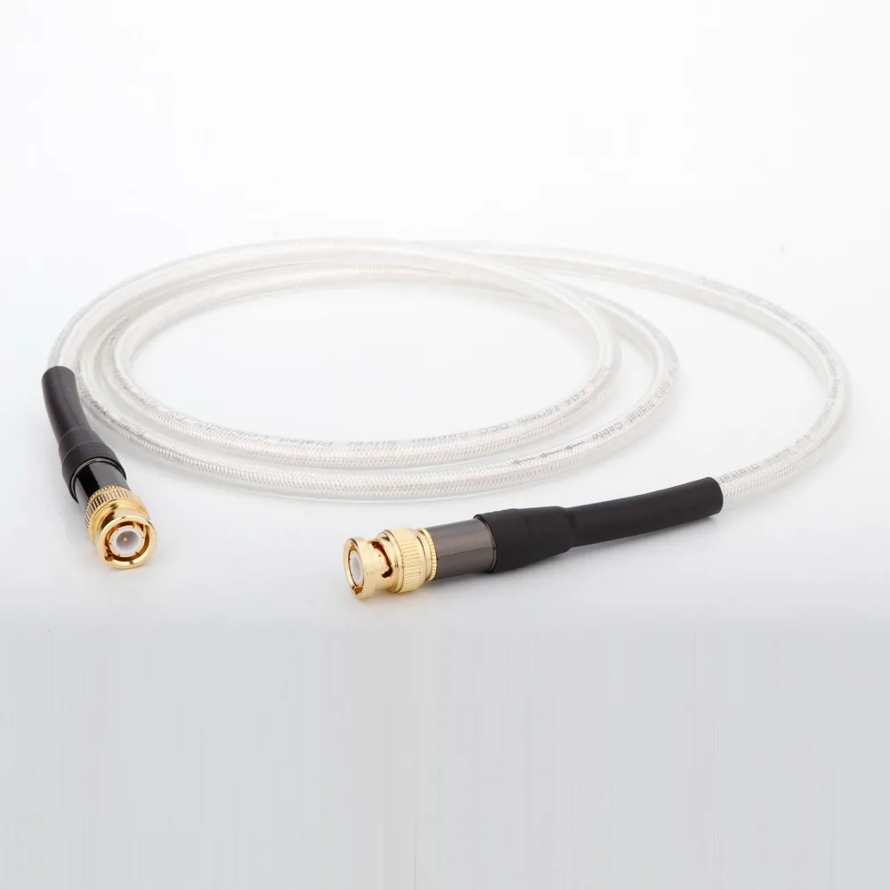 

Preffair X414 Silver Plated 75 ohm Digital Hifi Audio BNC Cable High Fidelity Digital Cable