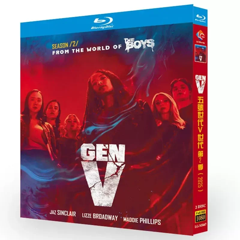 BD Blu-ray American TV Series Generation V Season 2 Black Picket Spinoff 2-disc Box Set