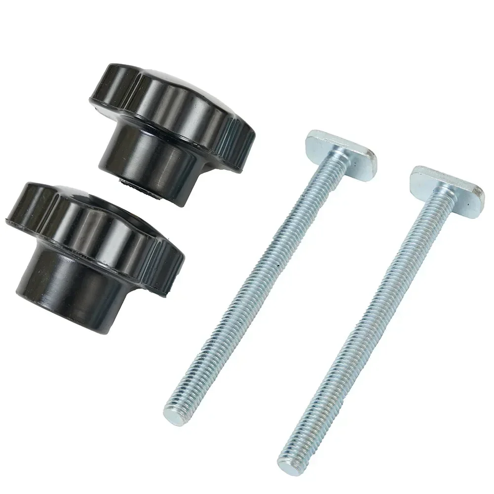 

With T Screw And Plastic Knob Nut Knob M8x100mm Miter T Slot T-Slider T-Track 46mm Thumb Nut Brand New Durable