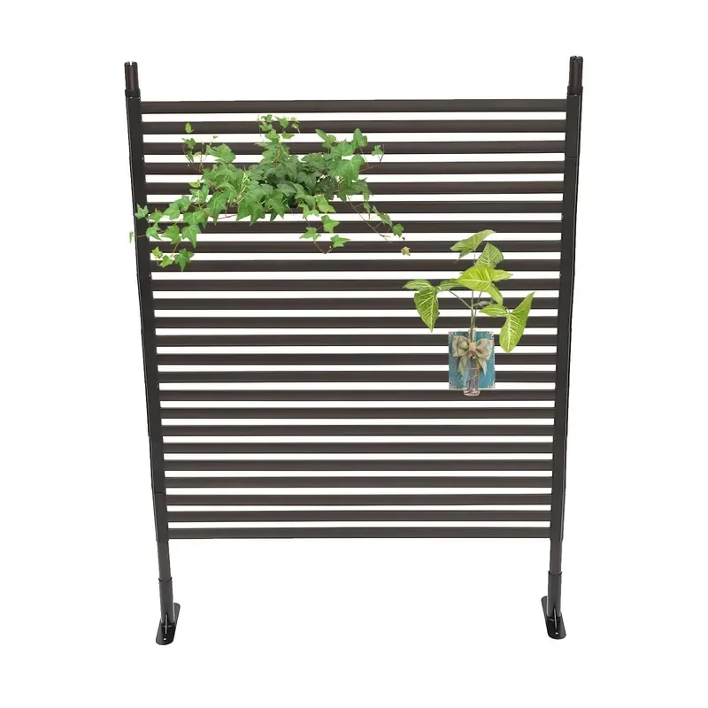 Custom Metal Freestanding Outdoor Divider Decorative Panels Privacy Fence Screen for Patio Gardenfor Swimming Pools