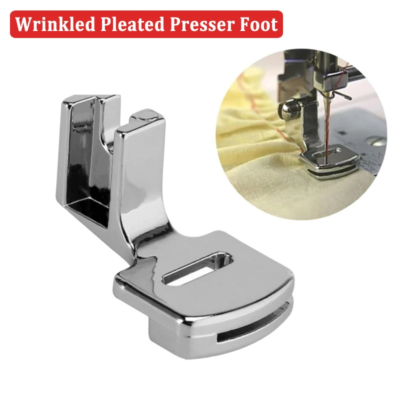 Sewing Machine Accessories Wrinkled Pleated Presser Foot Multifunctiona Household Domestic Useful Things For Tools Thin Fabrics