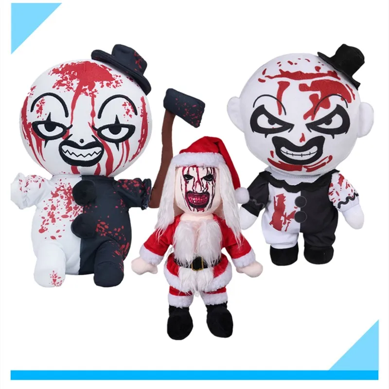 فن المهرج تأثيري أفخم المرعب سانتا كلوز بلوشيز الكرتون الكبار/أطفال التميمة هدايا عيد الميلاد عيد الميلاد #1