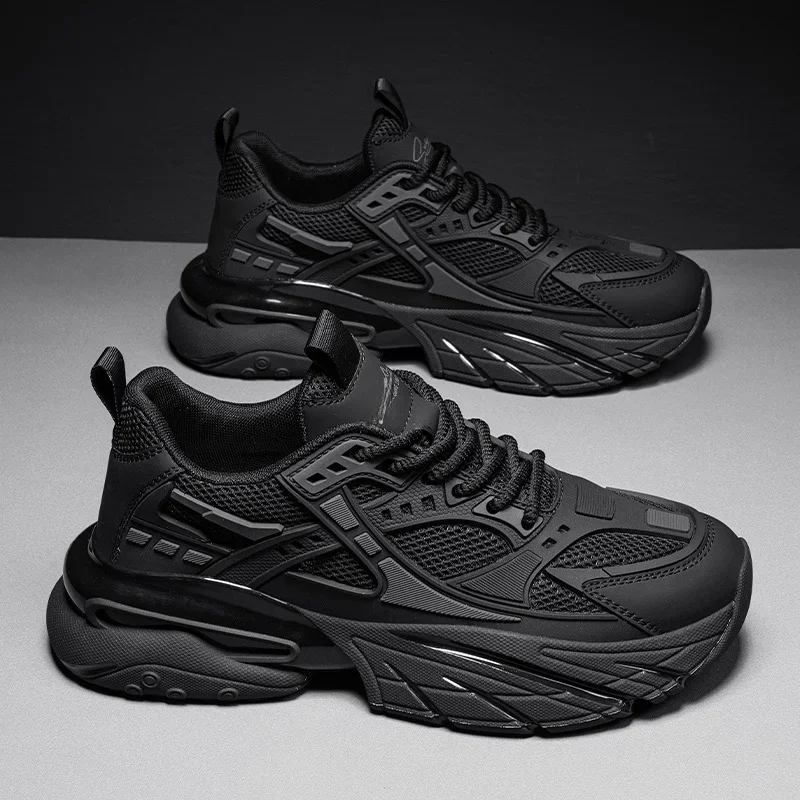 

Мужские дышащие кроссовки Spor oes Thi Bot, повседневные кроссовки Faion, невидимая увеличивающая 0 см, резиновая подошва, круглая Toe oes