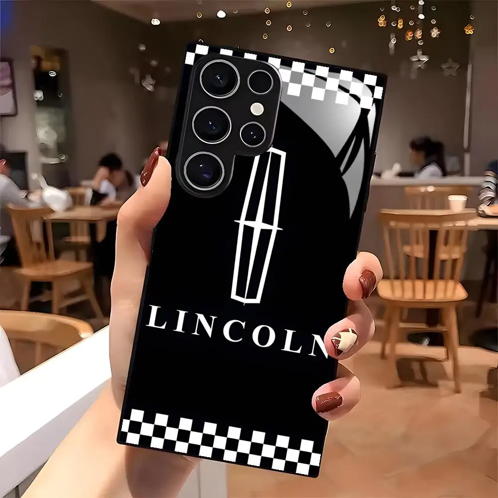 L-LincolnES Luxury Sedan CAR Phone Case For Samsung S26 S25 S24 S23 S22 S21 S20 Plus Ultra Note20 Glass Magnetic Case view 3