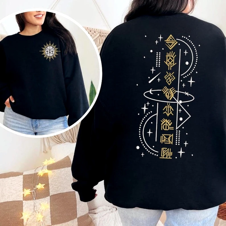 Esquie Clair Obscur Expedition 33 البلوز هوديي عادية طاقم الرقبة موضة عادية مريحة كم طويل الخريف الشارع مقنعين #1