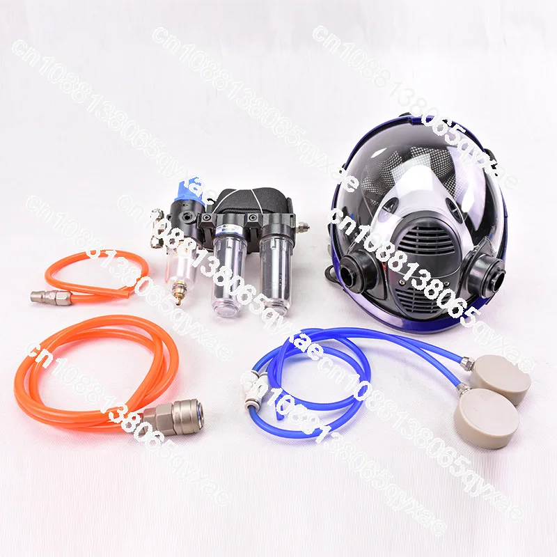 

Electric air supply long tube respirator, air supply gas mask, paint chemical, sandblasting full mask