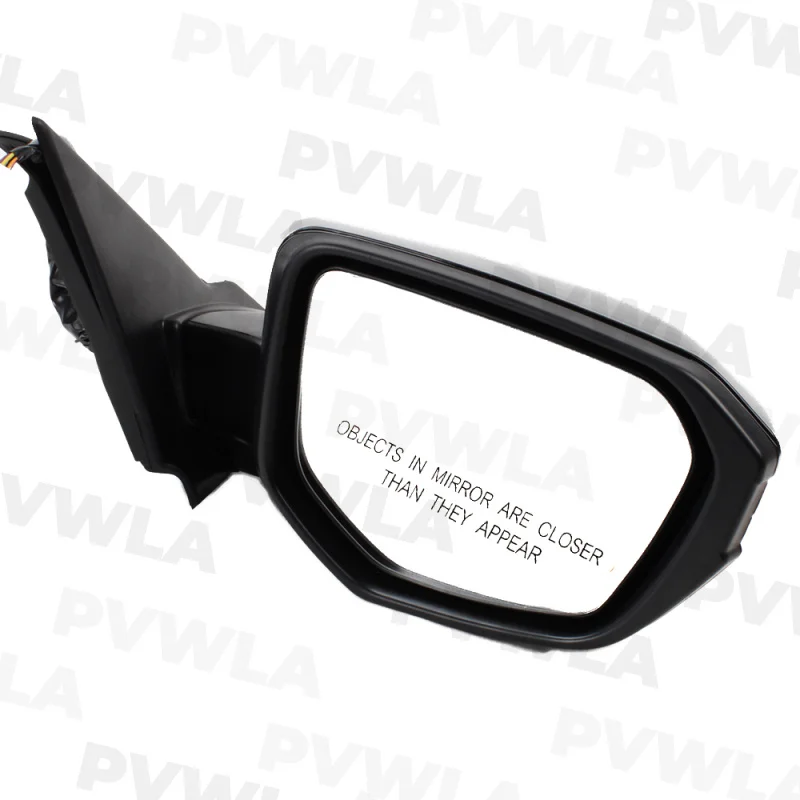 Car accessories For Honda American Version Civic 2016 2017 2018 2019 2020 2021 Right 5 Pins Black Painted Rear Mirror Assembly