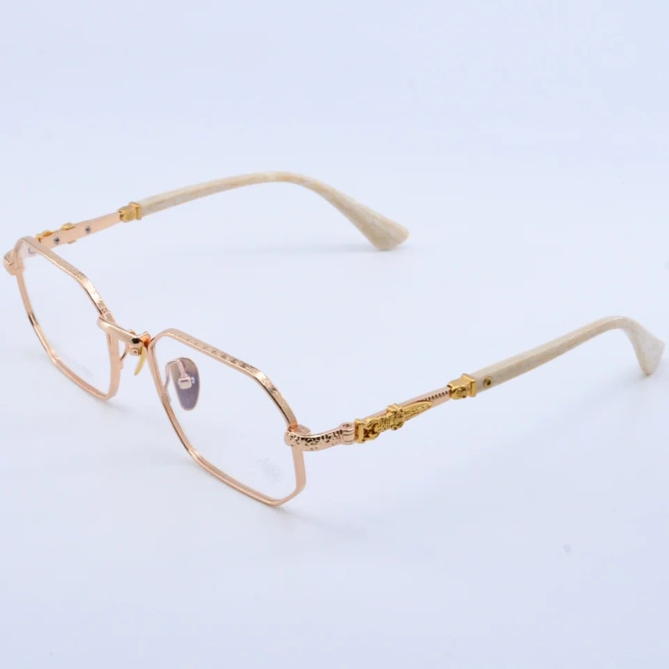 2025Luxury Business Popular Men's Titanium Frame Glasses Square Retro Design Women's Myopia Reading Optical Prescription Glasses
