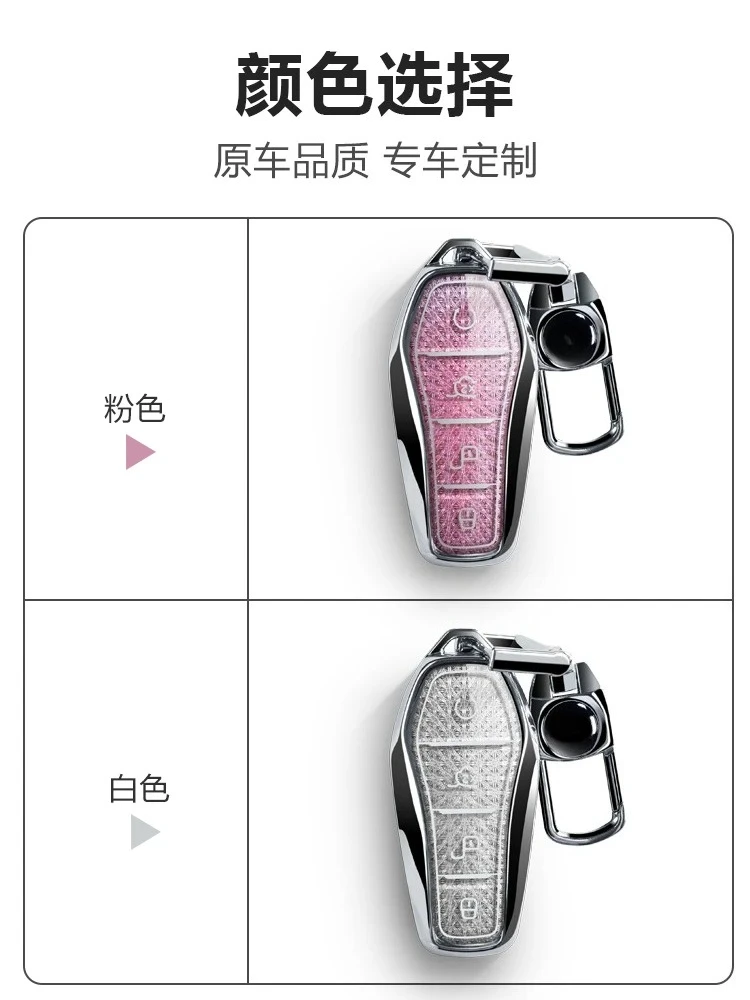 Good Quality New For BYD Sealion 7 2024 2025 Soft PVC Car Key Case Protective Cover Remote Key Case Cover Shell Protector Keycha