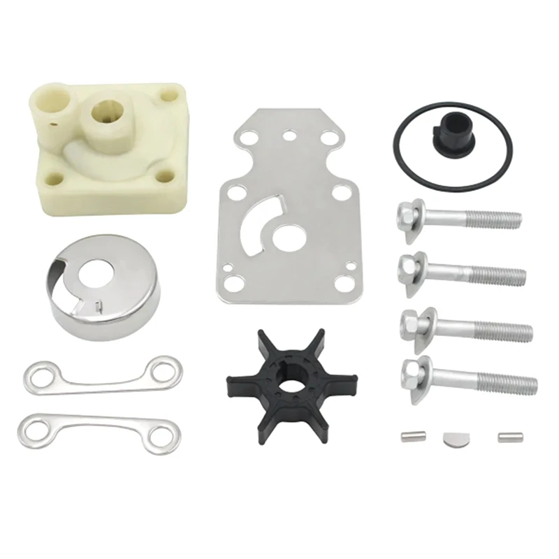 

6AH-W0078 Water Pump Impeller Kit For Yamaha 4 Stroke 15 20 HP Outboard F15C F20 6AH-W0078-00 6AH-W0078-A2 18-3479