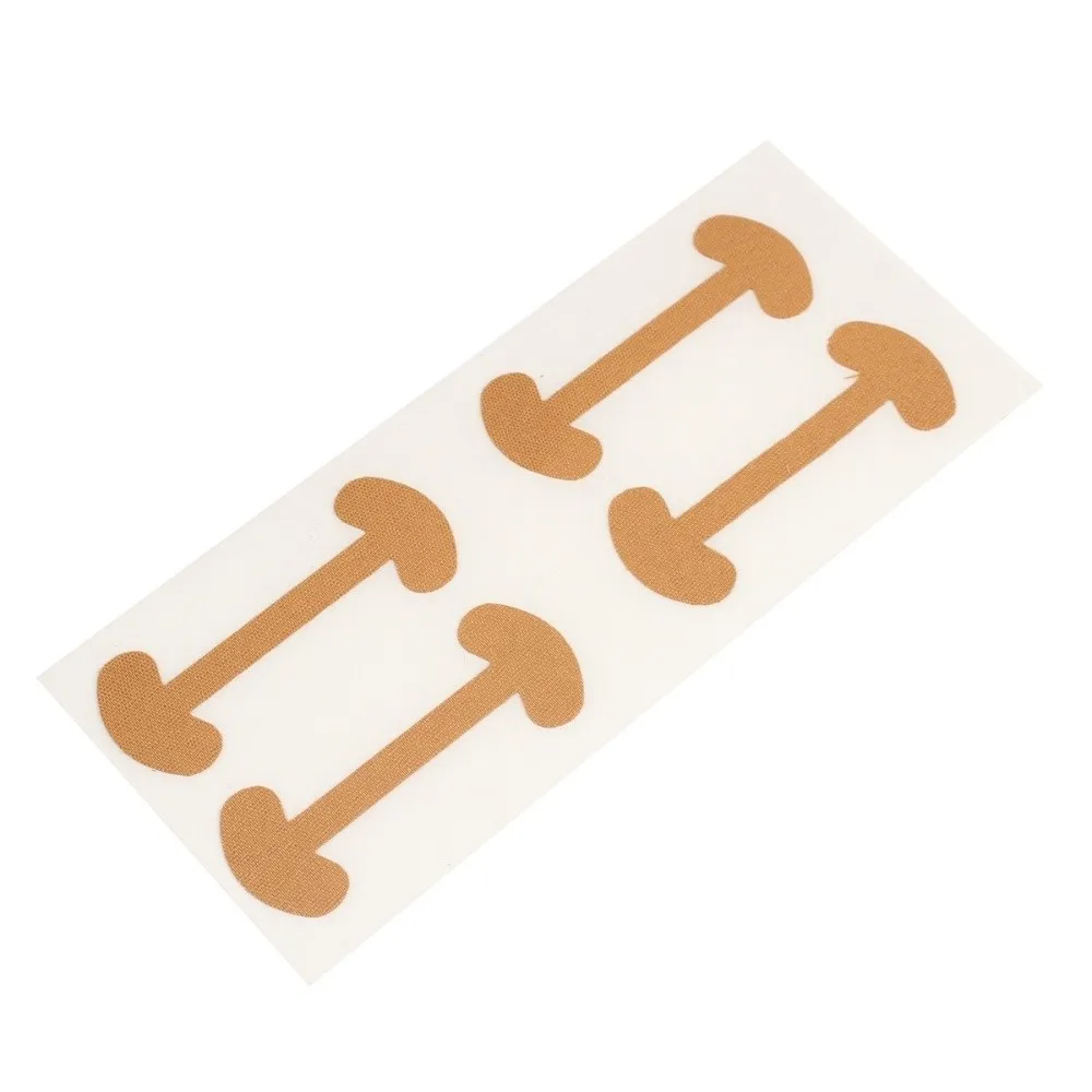 Parche corrector de uñas encarnadas transpirable, pegamento de algodón elástico, alisado físico, herramienta de pedicura, 20 piezas