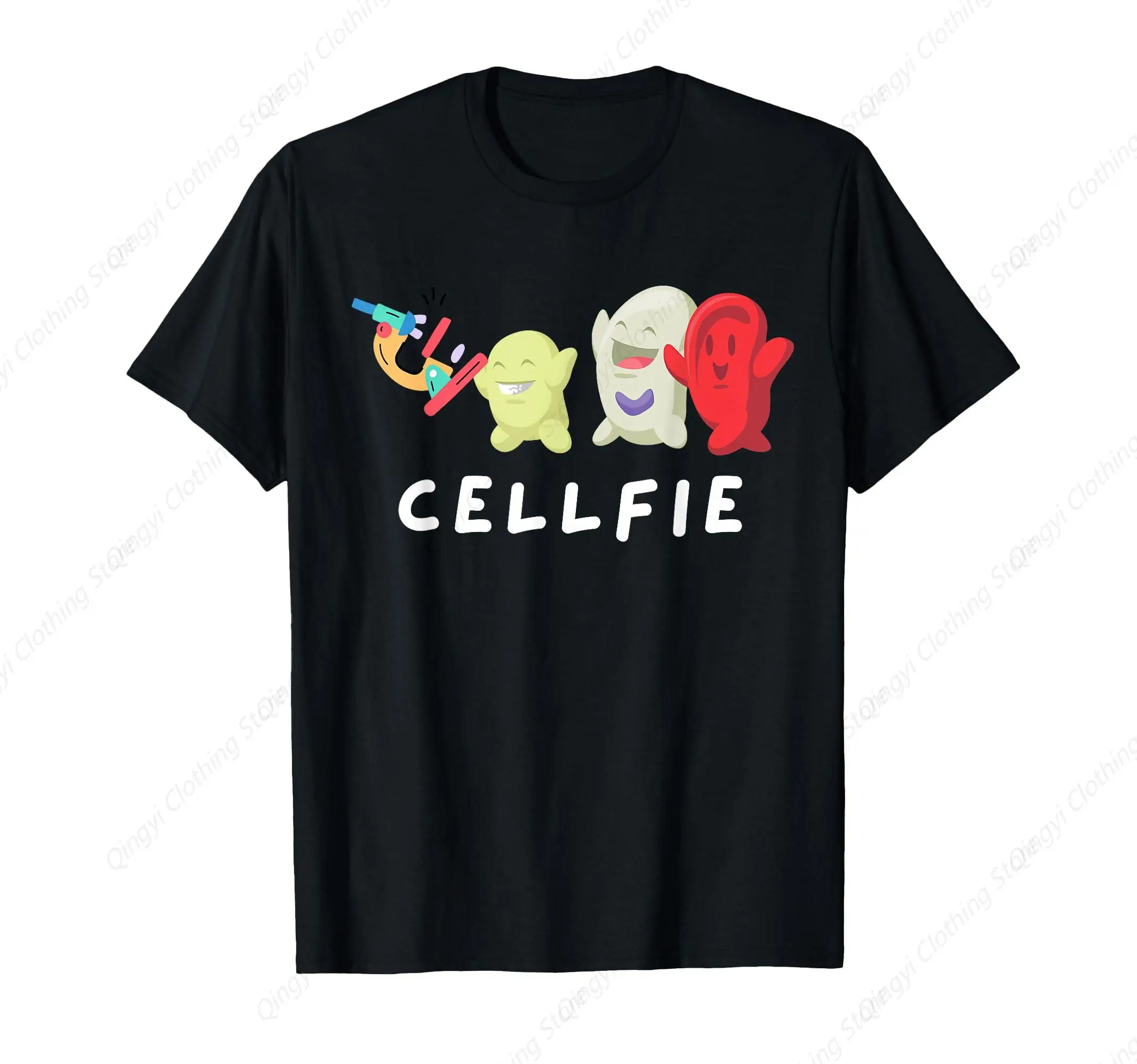 Funny Biology Science Cellfie Cell Fie Student Teacher Humor T-Shirt